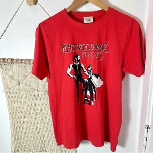 Boho Hippie Red Fleetwood Mac Rumours Bohemian Chic Graphic Tee Slim Fit Small